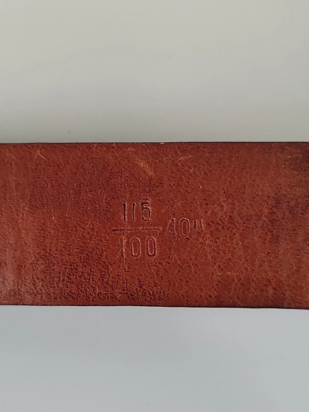 Cole Haan Men's Genuine Leather Belt Reddish Brown 40